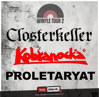 Szczecin Wydarzenie Koncert Kobranocka, Proletaryat, Closterkeller