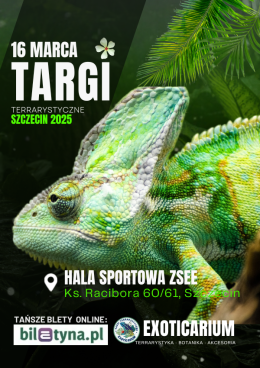 Szczecin Wydarzenie Targi EXOTICARIUM Targi Terrarystyczne Szczecin