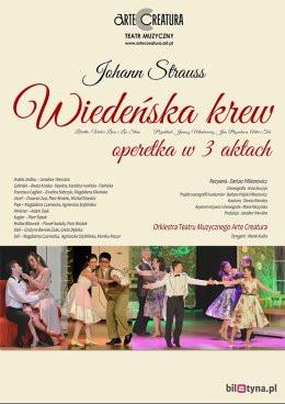 Dębica Wydarzenie Spektakl Operetka "Wiedeńska krew" - Arte Creatura Teatr Muzyczny