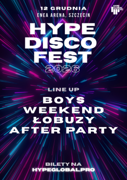 Szczecin Wydarzenie Festiwal Festiwal Muzyki Disco 2026 w Szczecinie - Hype Disco Festiwal