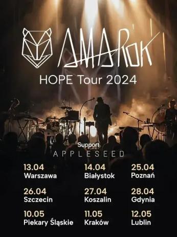 Szczecin Wydarzenie Koncert Amarok + support: Appleseed